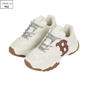 mlb韩国新款男女ins潮牌字母b厚底复古休闲运动老爹鞋32shc6011