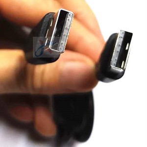 适用联想yoga2-11笔记本平口两头usb充电线miix211对公数据电源线