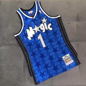 mn正品nba魔术队麦蒂 麦迪球衣01-11暗星刺绣复古篮球服丝光棉