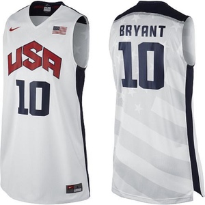 usa美国梦之队科比球衣10号2008梦八2012伦敦梦十篮球服国家刺绣
