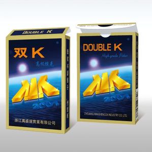 扑克牌100副整箱万盛达老人头双k星越旭龙老伙计50副加厚加硬