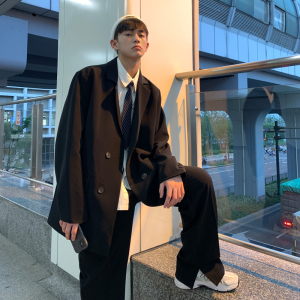 余庆伟的黑店 春秋新款休闲百搭西服外套男女阿茶与阿古西服套装