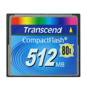 原装Transcend 创见 CF 512M 80X 工控数控机床广告机 CF卡 512MB