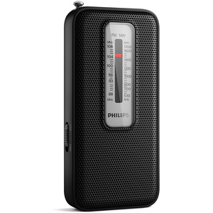 philips飞利浦便携式收音机老人指针调频am音质好操作简单小老式