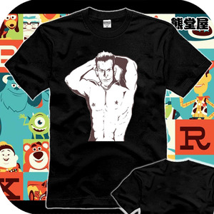 纯棉t恤男版短袖动漫衣服兄贵森の妖精哲学比利海灵顿肌肉比利王