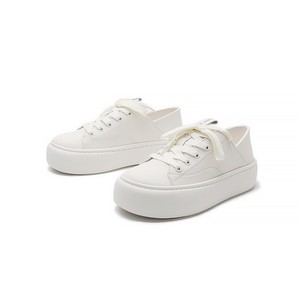 【生命推荐】高端轻奢正品,全羊皮舒适厚底潮流两穿小白鞋 275-1