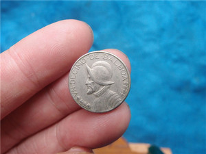 巴拿马硬币1968年1/10巴波亚18mm外国硬币实物拍摄月734