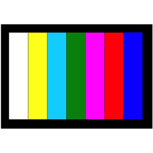 标准7色彩条卡 tv摄像机色彩还原测试卡 24色卡 3nh ye0106赛麦吉