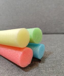 实心epe珍珠棉条彩色游泳棒浮力泡沫海绵棒 浮条浮棒 儿童戏水