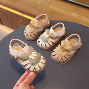 【品牌撤柜】女凉鞋夏季0一13岁婴儿童鞋子八九十个月软底学步鞋