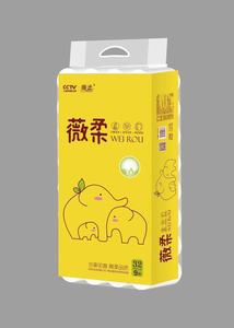 薇柔卷纸 木浆 9斤/袋 可湿水不易破不掉屑