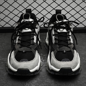 男士黑色远动鞋