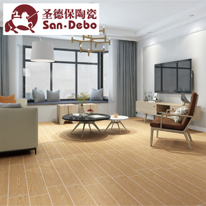 圣德保木纹砖瓷砖地板砖阳台地砖卧室仿木地板瓷砖150x600墙砖