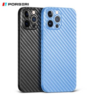 适用德国宝仕利苹果13promax手机壳凯夫拉纹iphone13碳纤维纹13pr