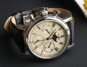 海鸥机芯手表M199S手动机械男表月相ST1908欧创定制码表新