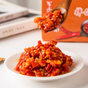 【阿里体育】助农军杰蒜蓉辣酱小袋装拌饭辣椒酱下饭拌面16gx10袋