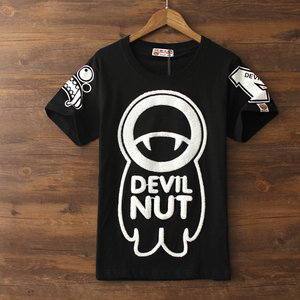 it正品潮牌恶魔果实男女半袖t恤卡通宽松情侣装devil nut夏季短袖