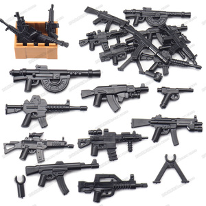 拼装军事突击枪士兵积木系列军队武器模型兼容乐高孩子礼物玩具