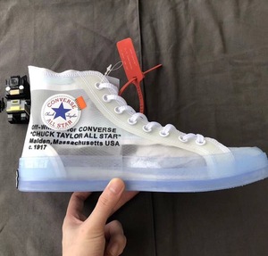 匡威ow联名鞋透明