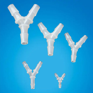 Y型 厂家直营透明塑料软管宝塔T型Y型三通直通弯头 变径接头