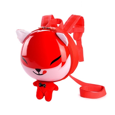 卡通防走失背包1-3岁婴幼儿小书包2男孩带牵引绳可爱萌小鸡双肩包