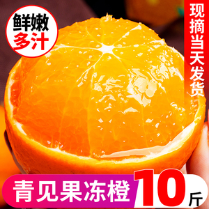 四川青见果冻橙10斤当季新鲜水果应季桔子橙子徒手榨汁丑柑橘包邮