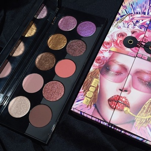 pat mcgrath四色眼影紫色盘/情人节爱心唇釉/九代十色乌托邦 宿星