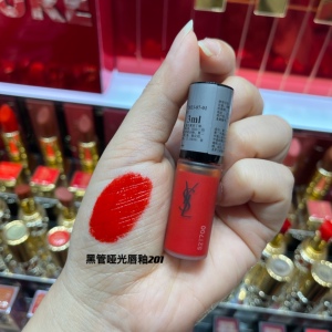 ysl圣罗兰丝绒201唇釉方管1966红棕色1.3g烂番茄83口红唇膏中小样