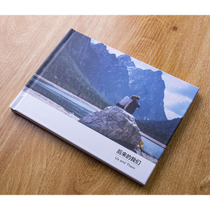 横款8寸/12寸硬壳无线精装照片书相册制作生日结婚周年礼物定制