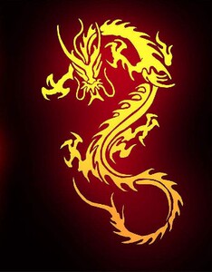 摩托车个性反光贴花车贴纸装饰踏板车拉花贴画电动车贴膜龙形图腾