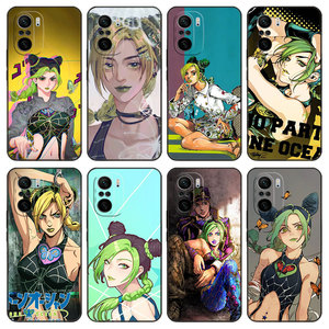 jojo绿发空条徐伦手机壳适用小米redmi红米k40硅胶k30s保护套k20