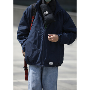 LH store2022AW冬季立领棉服男女日系宽松廓形夹克工装棉衣袄外套