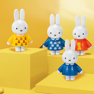 荷兰Miffy米菲兔创意小兔子摆件可爱卡通饰品玩具潮玩公仔礼物女