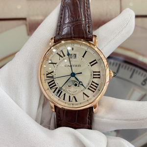 二手正品卡地亚伦敦18k玫瑰金42mm自动机械男士时尚手表w1556220