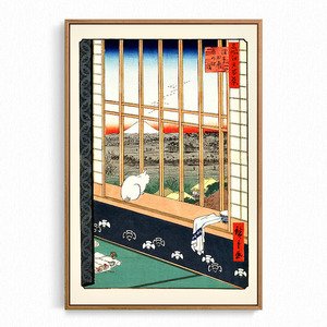 绘装饰画料理店餐厅走廊壁画卧室客厅榻榻米日式风景挂画13人付款61