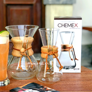 现货包邮 星巴克臻选美国进口chemex雅致手冲6杯量咖啡玻璃滴滤壶