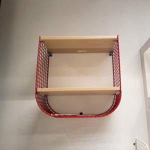 温馨ikea宜家斯万胡尔特墙搁板带储物墙上隔板收纳架置物架包邮