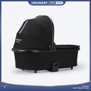 hagaday新生儿专用睡篮搭配婴儿推车使用