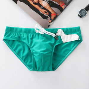 男士三角泳裤时尚卡通低腰性感速干男温泉沙滩型男涤纶泳衣短裤衩