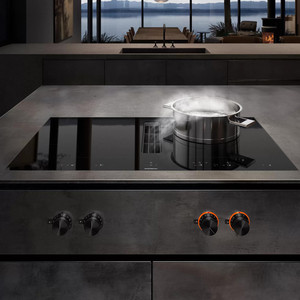 德国进口gaggenau嘉格纳400家用90cm感应电磁炉集成下吸油烟机