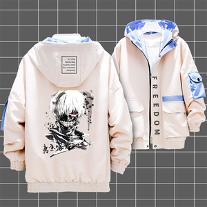 动漫东京食尸鬼喰种金木研同款cos夹克衣服男周边二次元长袖外套