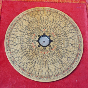 8英寸先天杨公三合罗盘万安罗经手工银杏木乾龙永记精制包邮非遗