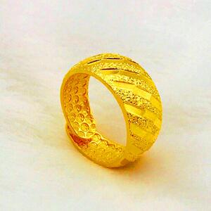 纯金戒指纯黄金正品999老凤祥