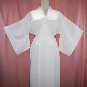 日本和服内搭白色浴衣羽织内搭肌襦袢 振袖纯白色内搭女120厘米长