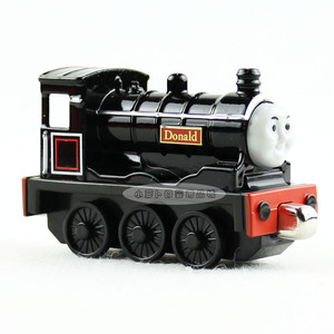 托马斯合金 动漫儿童玩具 小火车头 磁性连接9号 黑唐纳德 donald
