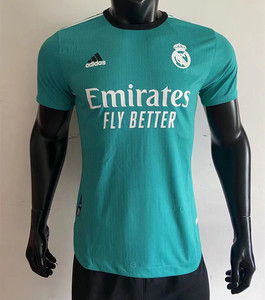 皇马球衣21-22赛季第二客场9号本泽马7阿扎尔莫德里奇短袖足球服