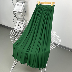 009人付款天猫720度大摆舞蹈裙双层纱裙半身裙夏季百