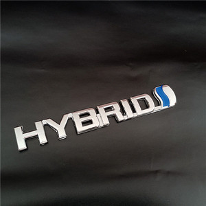 适用于 丰田凯美瑞卡罗拉雷凌混合动力侧标hybrid双擎英文车标贴