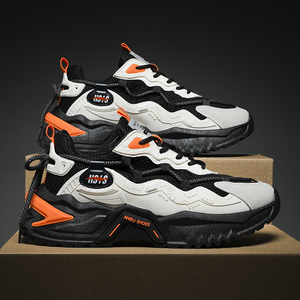 迈克夏季男鞋2022年新款潮流运动跑步休闲男士增高透气老爹鞋ins