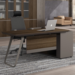 广东格诺瓦05d1806办公桌简约现代班台主管桌单人板材时尚经理桌